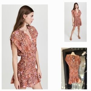 A.L.C.Carly Floral Silk Mini Dress